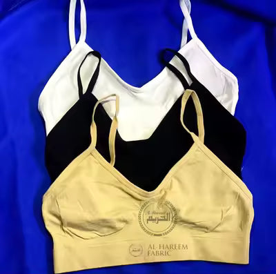 pack of 3 thin strip bra camisole Bra Biddies For Girls Bra
